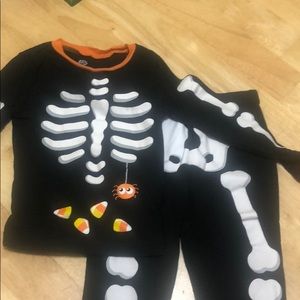 Glow in the dark little boys Halloween pajamas